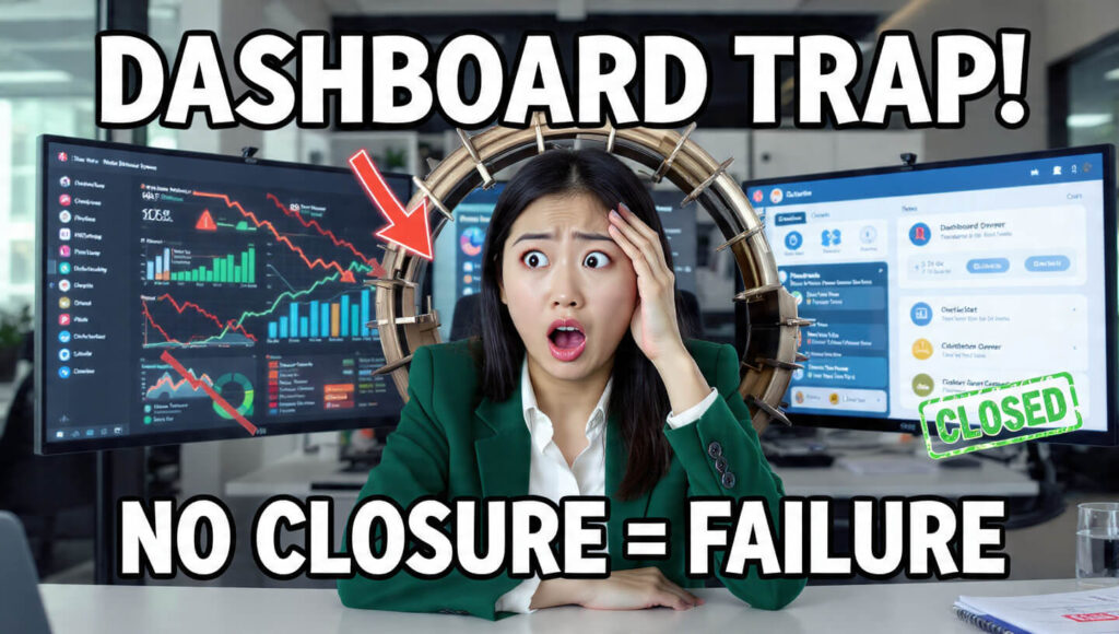 The Dashboard Trap: Why Metrics Fail Without Closure Systems